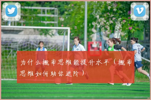 为什么概率思维能提升水平（概率思维如何助你进阶）